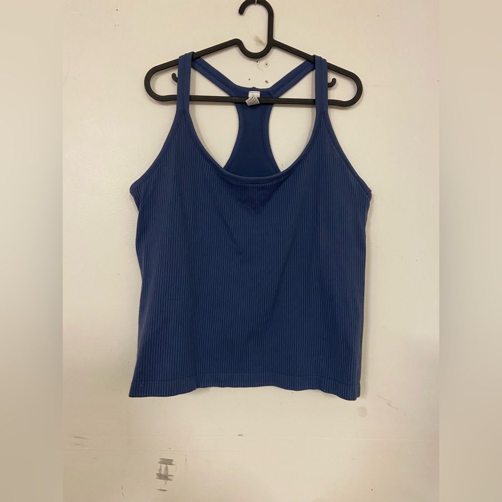 Yogalicious Navy Tank Top